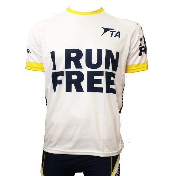 I RUN FREE Running Tee